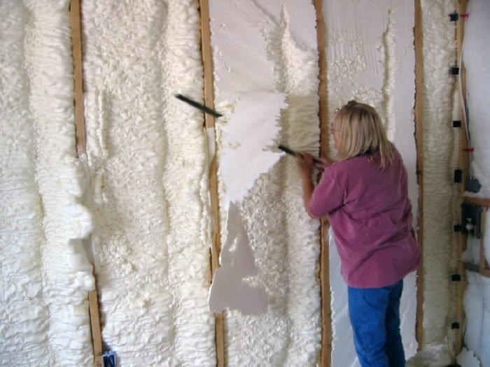 closed cell spray foam insulation
